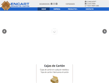 Tablet Screenshot of envasesdecarton.cl